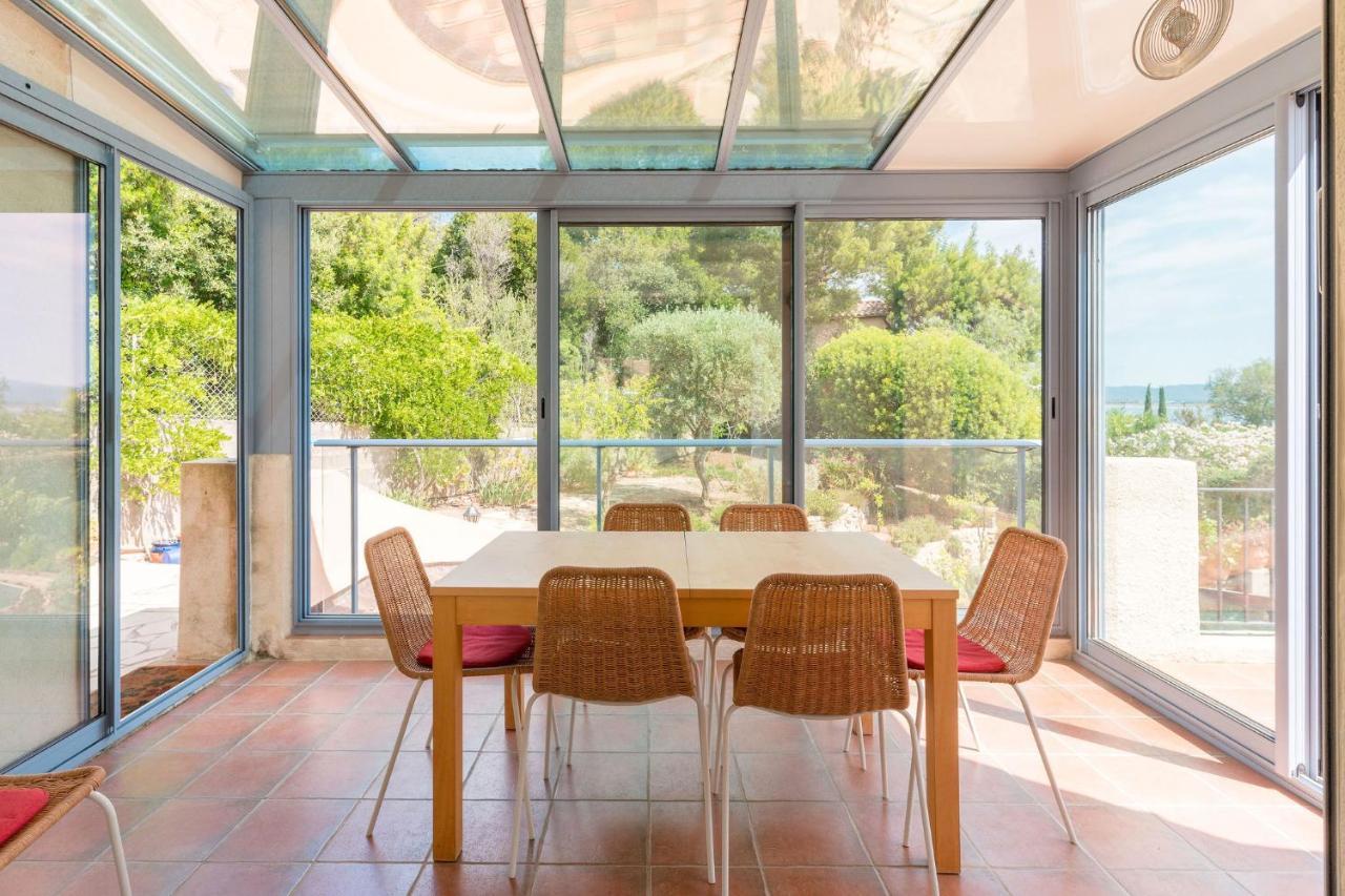 Villa Vue Mer Presqu'Ile De Giens Avec Piscine 耶尔 外观 照片