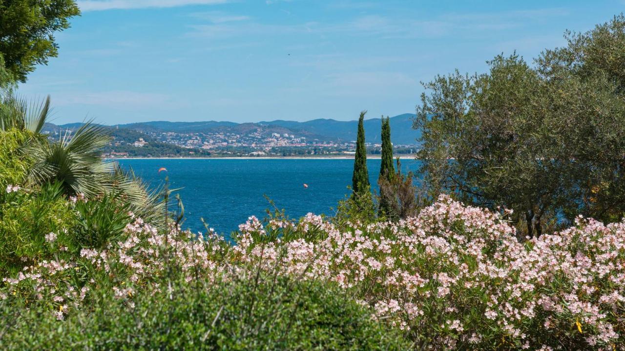 Villa Vue Mer Presqu'Ile De Giens Avec Piscine 耶尔 外观 照片